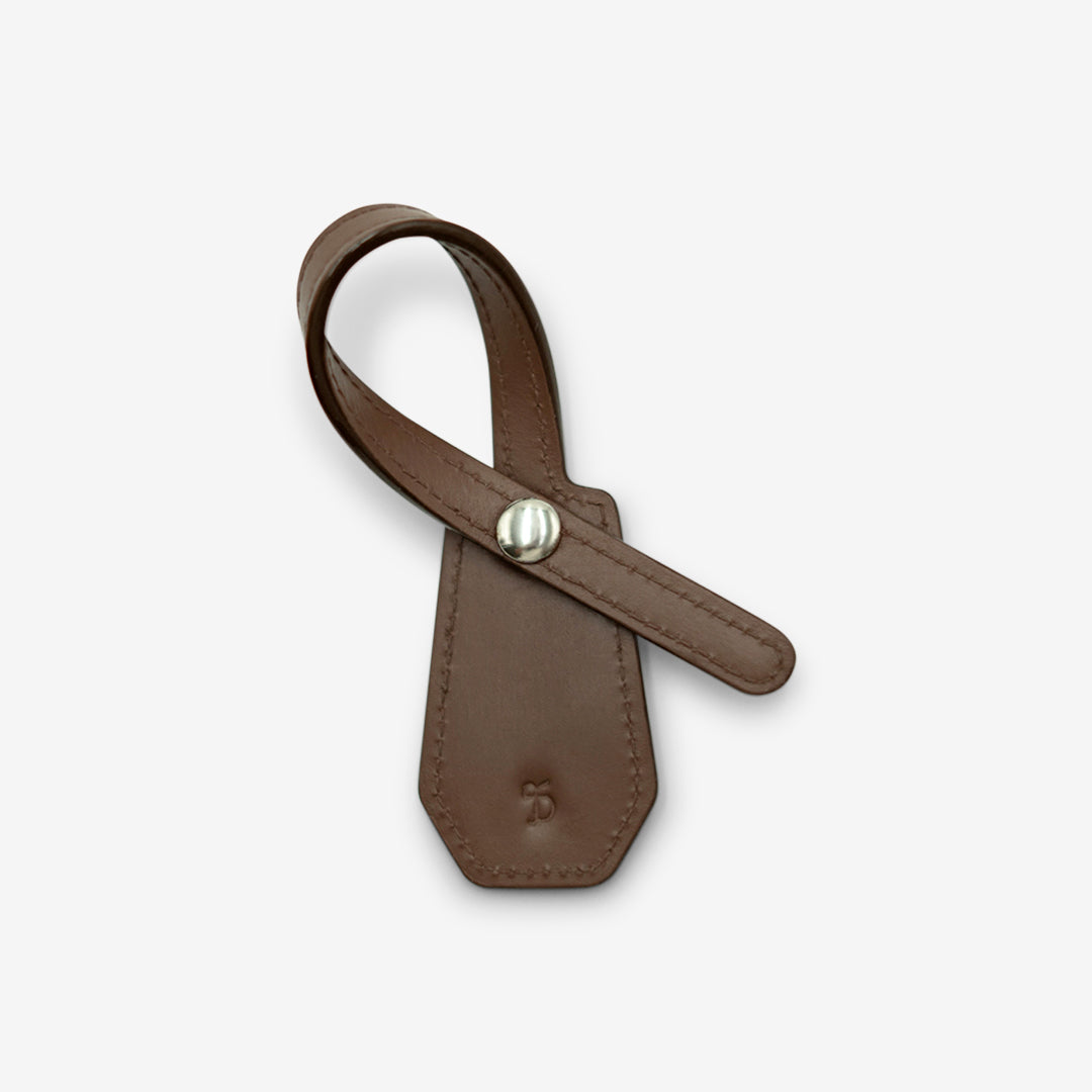 Leather Charm - Chocolate