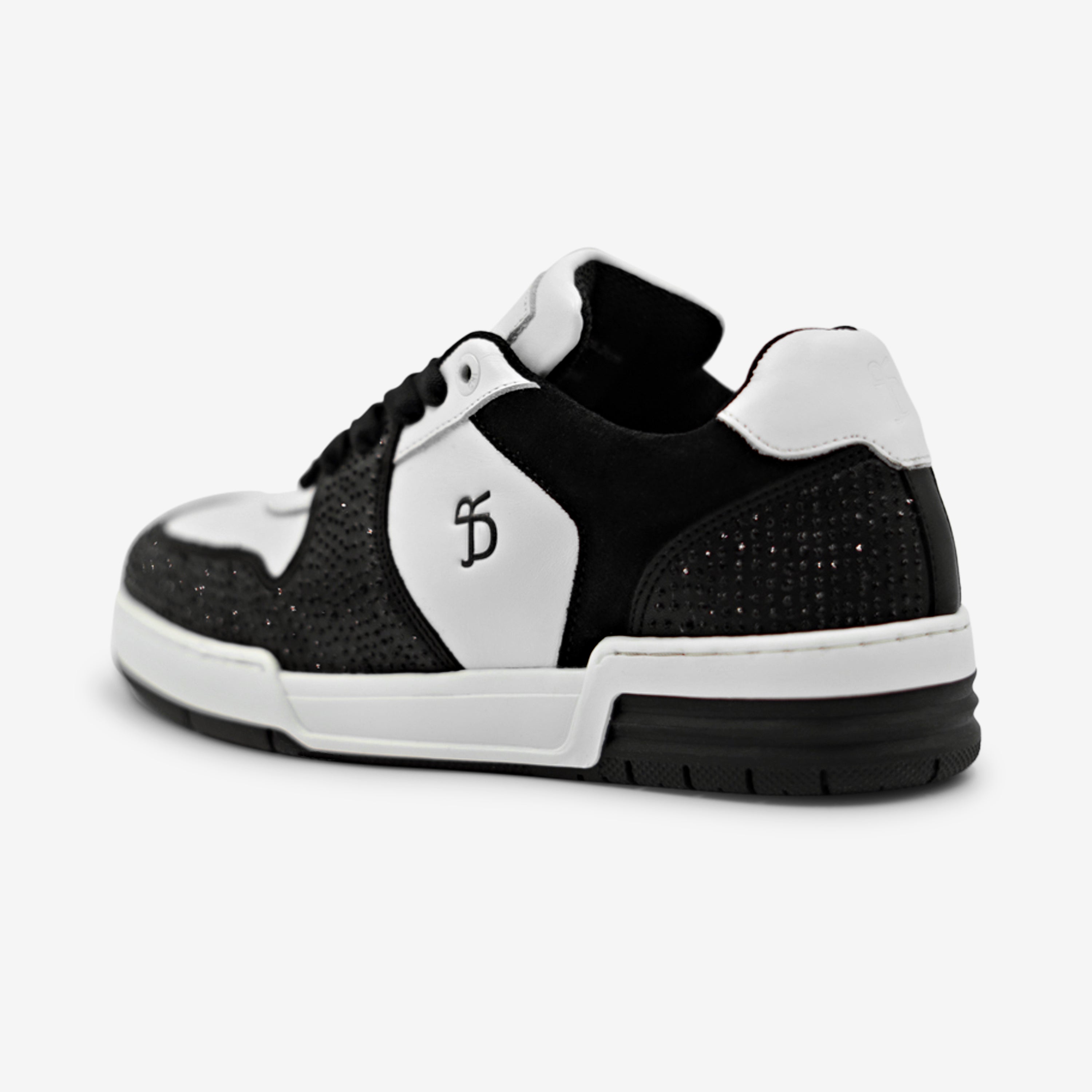 D98 Embellished - Black/White