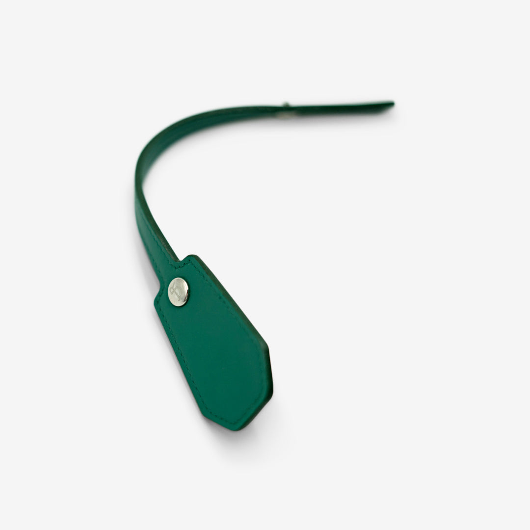 Leather Charm - Green