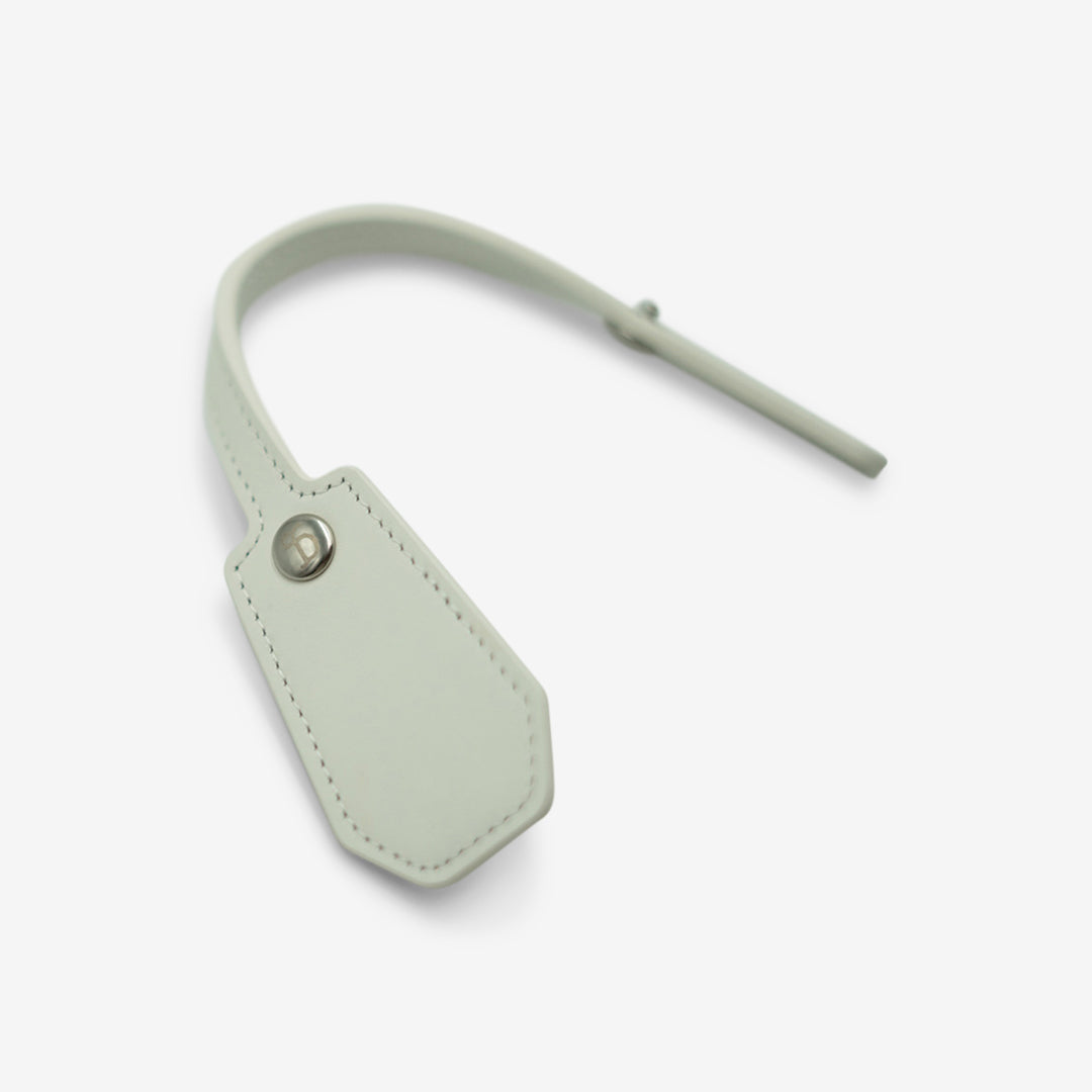 Leather Charm - White