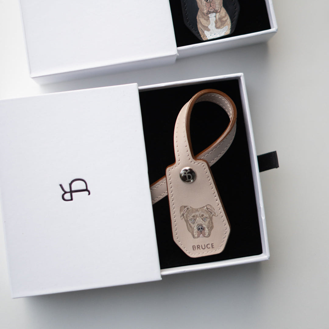 Pet Name Leather Charm