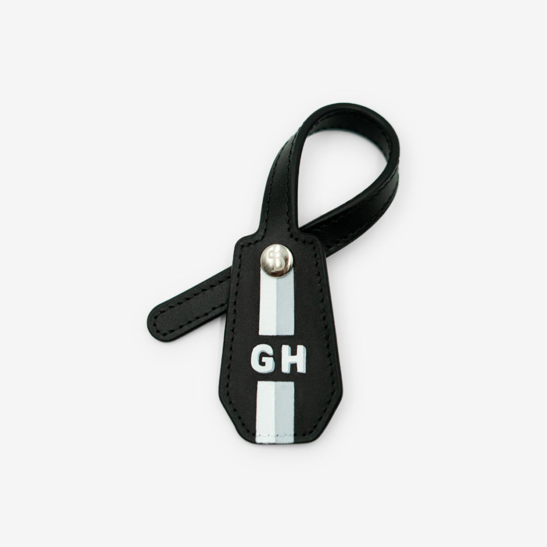 Initial Leather Charm